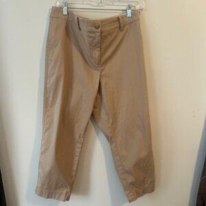 Talbots Tan Perfect crop pants, size 14P